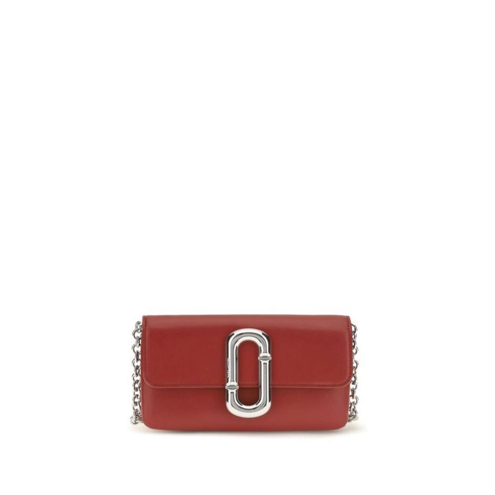 Marc Jacobs Red Calf Leather Bos Taurus Shoulder Women's Bag